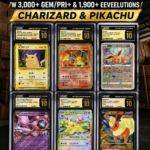 6,000 CARD HOT MIX /W 3,000+ GEM/PRI+ & 1,900+ EEVEELUTIONS CHARIZARD & PIKACHU