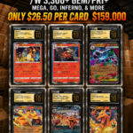 6,000 CARD CHARIZARD SUPER MIX /W 3,300+ GEM/PRI+ MEGA, GO, INFERNO, & MORE