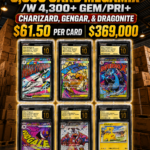 6,000 CARD MEGAMIX /W 4,300+ GEM/PRI+ CHARIZARD, GENGAR, & DRAGONITE