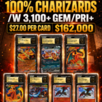 6,000 POKEMON CARDS 100% CHARIZARDS /W 3,100+ GEM/PRI+