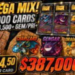 MEGA MIX 6,000 CARDS /W 4,500+ GEM/PRI+ CHARIZARD, GENGAR, & DRAGONITE