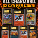 6,000 GRADED POKEMON CARDS, ALL CHARIZARD.