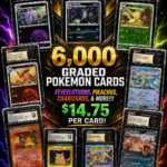 6,000 GRADED POKEMON CARDS EEEVEELUTIONS, PIKACHUS, CHARIZARDS, & MORE!!!