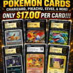 6,000 GRADED POKEMON CARDS CHARIZARD, PIKACHU, EEVEE, & MORE!