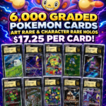 6,000 GRADED POKEMON CARDS ART RARE & CHARACTER RARE HOLOS
