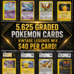 5,625 GRADED POKEMON CARDS VINTAGE LEGENDS MIX