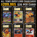 5,999 GRADED POKEMON CARDS ALL TENS! OVER 5,900 CHARIZARDS!