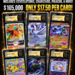 6,000 GRADED POKEMON CARDS INCLUDES EEVEELUTIONS, CHARIZARD, PIKACHU, & MORE!